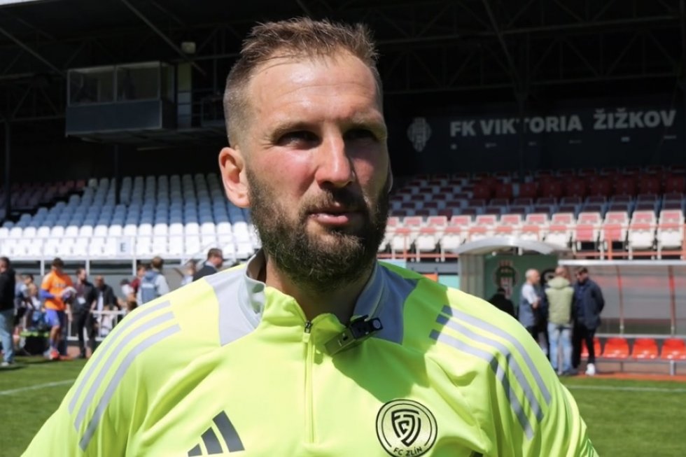 Trenér Bronislav Červenka a Tomáš Poznar po utkání se Spartou Praha B